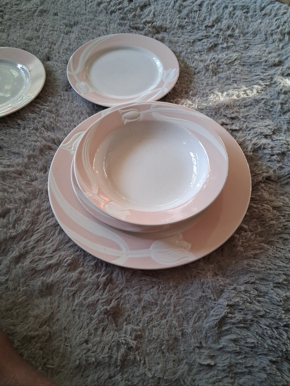 RIVA DESIGNS TIVOLI PEACH DINNER X3
